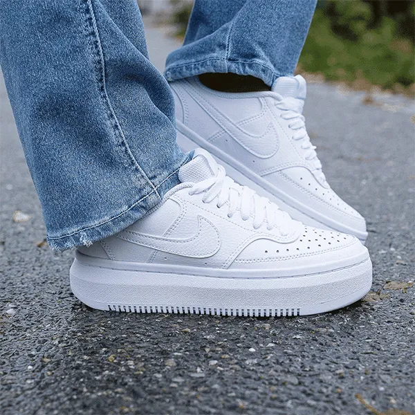 Giày Thể Thao Nam Nike Court Vision Alta Triple White DM0113-100 Màu Trắng Size 36