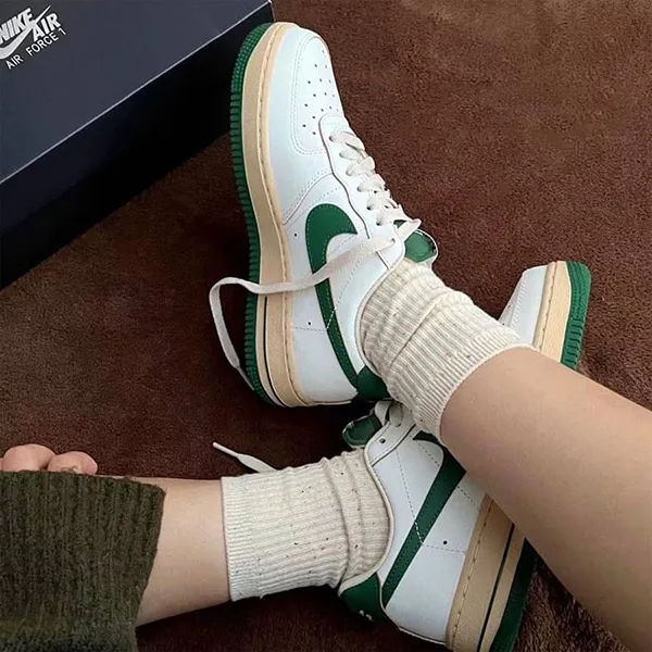 Giày Thể Thao Nike Air Force 1 Low 'Vintage Gorge Green' DZ4764-133 Màu Trắng Size 40.5
