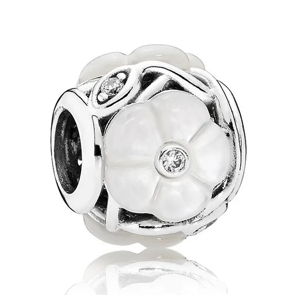 Hạt Vòng Charm Pandora Fiori Luminosi 791894MOP Màu Bạc