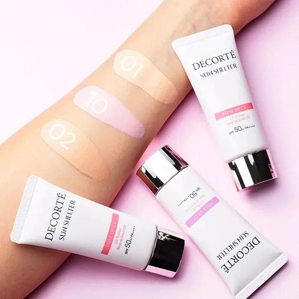 Kem Chống Nắng Decorté Tone Up CC Cream UV Primer Tone 01 Light Beige (SPF50+/PA ++++) 32ml