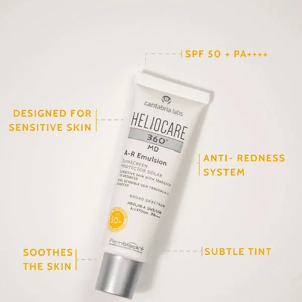 Kem Chống Nắng Heliocare 360 MD A-R Emulsion SPF50+/PA++++, 50ml