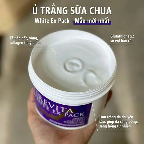 Kem Dưỡng Da Hỗ Trợ Làm Sáng Revita White EX Cream 500g