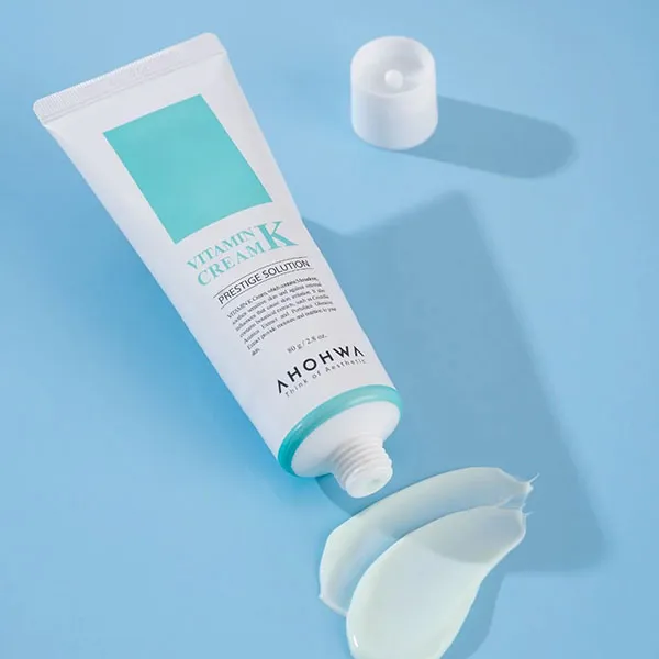 Kem Dưỡng Phục Hồi Da, Giảm Mao Mạch Và Mờ Thâm Ahohwa Vitamin K Cream 50g