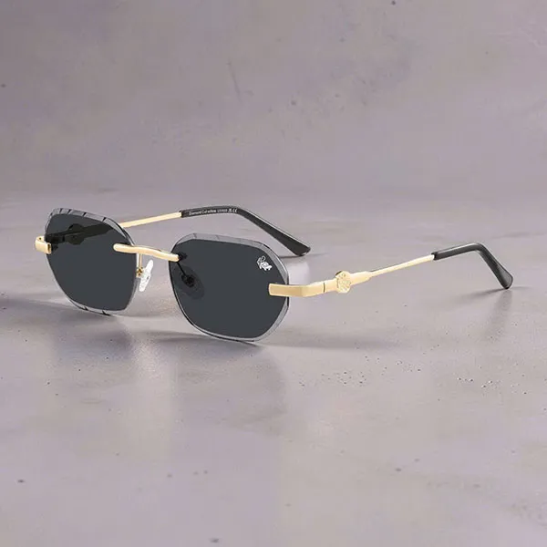 Kính Mát Belvoir&Co Diamond Cut Willow Black|Gold Sunglasses Màu Đen Vàng Size 53