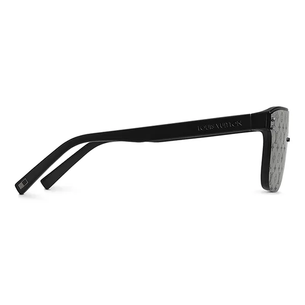 Kính Mát Louis Vuitton LV Black Plastic Square Frame Waimea Sunglasses Z1082 Màu Đen