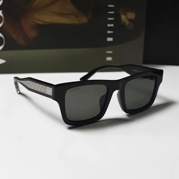 Kính Mát Nam Gucci GG2072SA 001 Màu Đen Xám