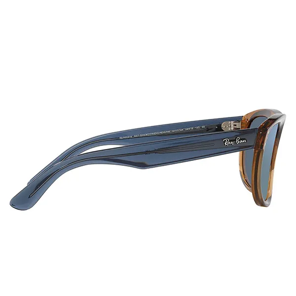 Kính Mát Rayban Boyfriend Reverse Sunglasses RBR0501S 6711GA 56-18 Màu Xanh/Nâu