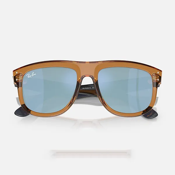 Kính Mát Rayban Boyfriend Reverse Sunglasses RBR0501S 6711GA 56-18 Màu Xanh/Nâu