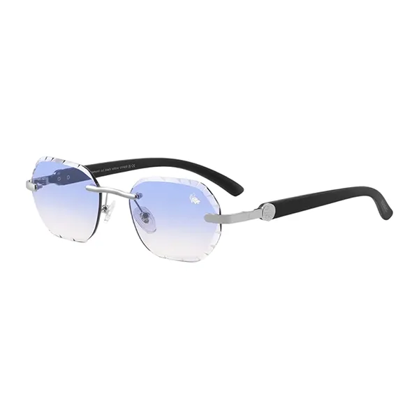 Kính Mát Unisex Belvoir&Co Diamnod Cut Willow Ice Silver Black Màu Đen - Bạc Size 53