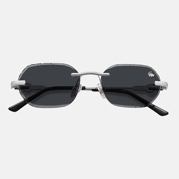 Kính Mát Unisex Belvoir&Co Diamond Cut Willow Black-Silver Màu Bạc Đen Size 53
