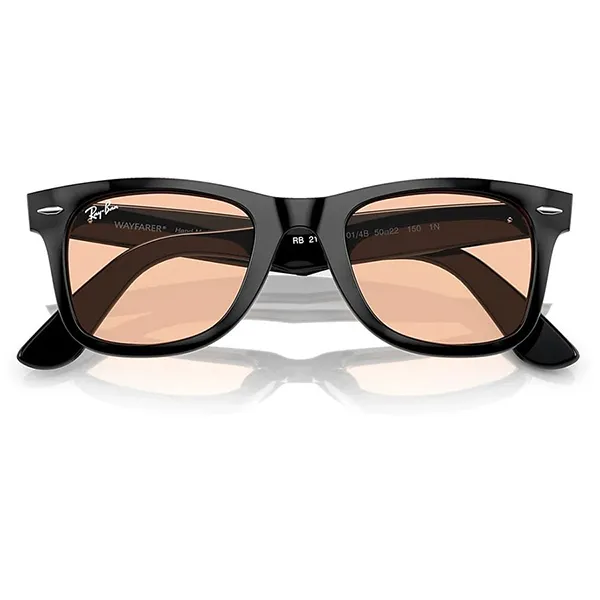 Kính Mát Unisex RayBan 0RB2140F 601/4B Black Pink Sunglasses Màu Hồng Đen