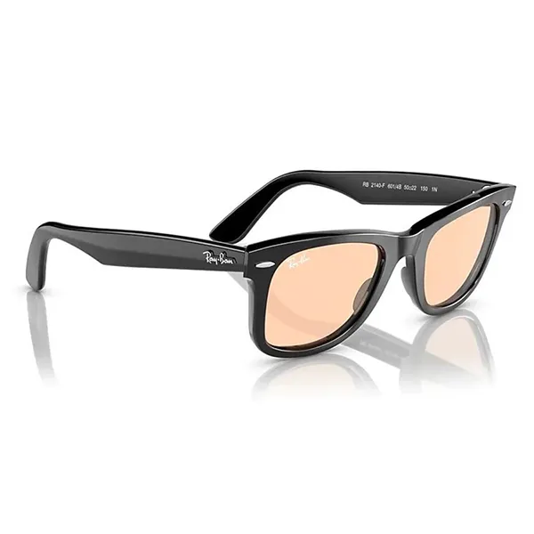 Kính Mát Unisex RayBan 0RB2140F 601/4B Black Pink Sunglasses Màu Hồng Đen