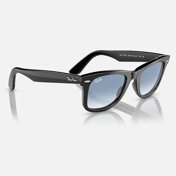 Kính Mát Unisex RayBan 0RB2140F 901/3F Black Blue Sunglasses Màu Xanh Đen