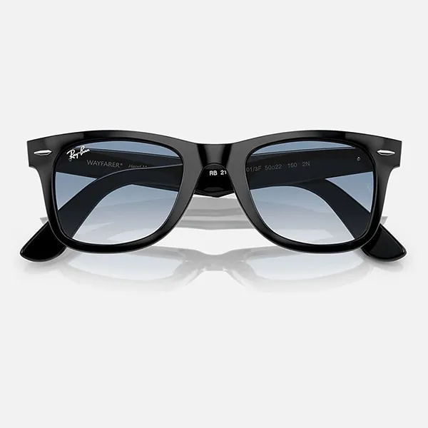 Kính Mát Unisex RayBan 0RB2140F 901/3F Black Blue Sunglasses Màu Xanh Đen