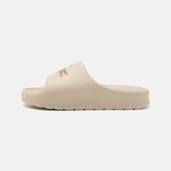 Dép Lacoste Serve Slide 2.0 Pool Slides Off White/Tan Màu Be Trắng Size 7
