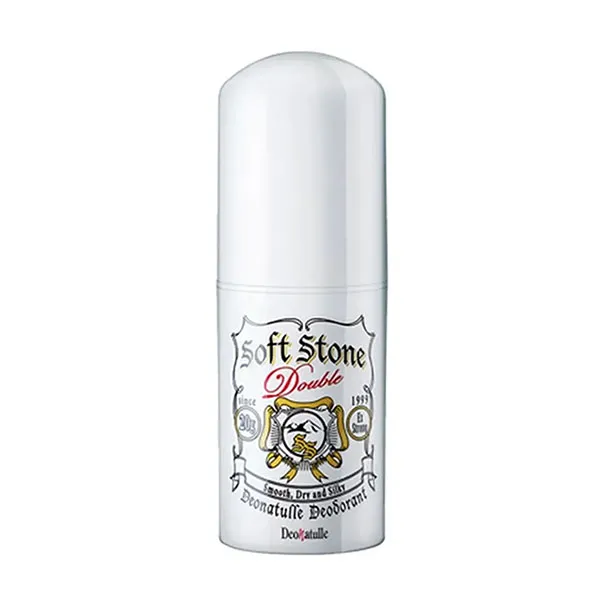 Lăn Khử Mùi Đá Khoáng Deonatulle Soft Stone Double Deodorant 20g (Không Màu)