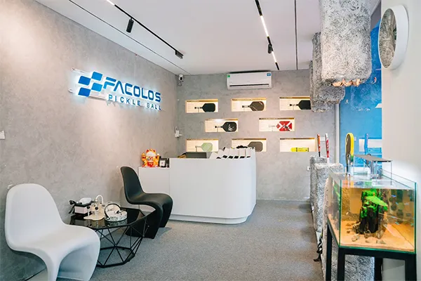 Vợt Pickleball Facolos Pro Elite Màu Xanh Đen