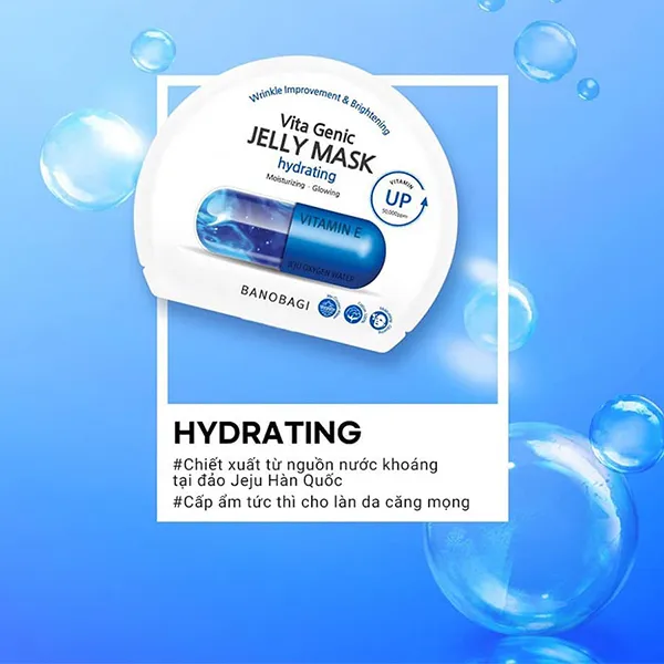 Mặt Nạ Cấp Ẩm Đàn Hồi Và Căng Bóng Da Banobagi Vita Genic Jelly Hydrating