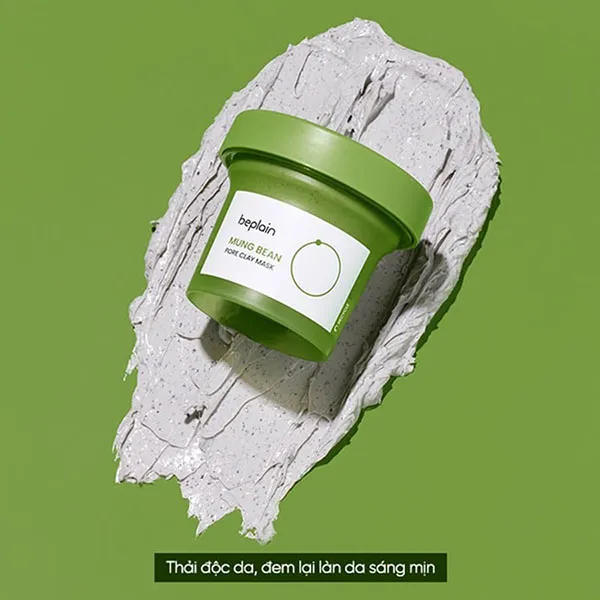 Mặt Nạ Đất Sét Giảm Mụn Beplain Mung Bean Pore Clay Mask 120ml