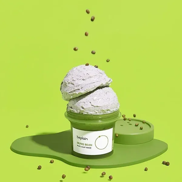Mặt Nạ Đất Sét Giảm Mụn Beplain Mung Bean Pore Clay Mask 120ml