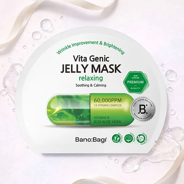 Mặt Nạ Hỗ Trợ Cấp Ẩm, Làm Dịu Da Banobagi Vita Genic Jelly Mask Relaxing