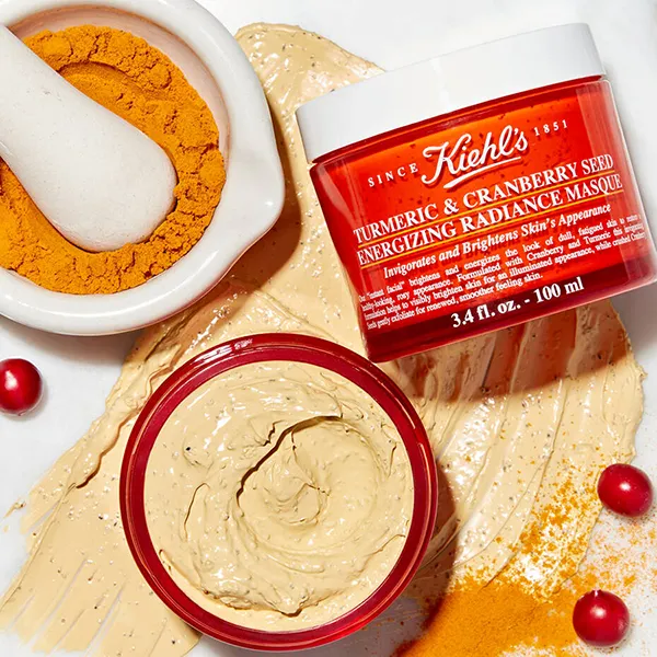 Mặt Nạ Nghệ Việt Quất Dưỡng Sáng Kiehl's Tumeric & Cranberry Seed Energizing Radiance Masque 100ml
