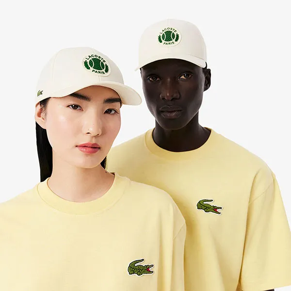 Mũ Lacoste Adjustable Twill Baseball Cap Cream RK9454-XFJ Màu Kem