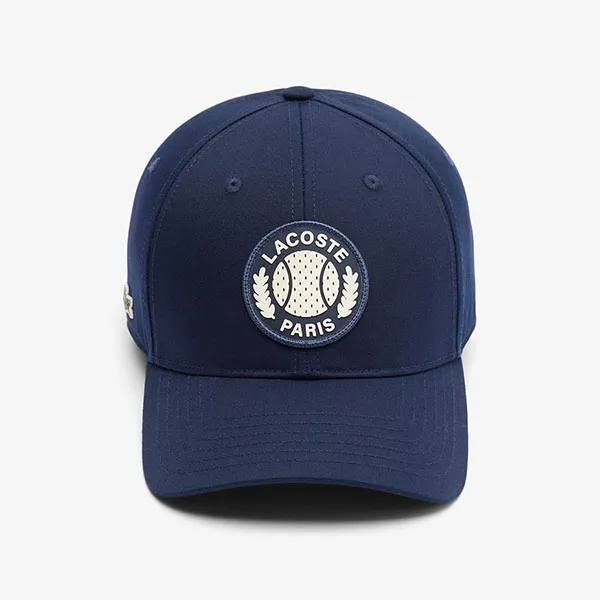 Mũ Lacoste Adjustable Twill Baseball Cap RK9454-166 Navy Blue Màu Xanh Đậm