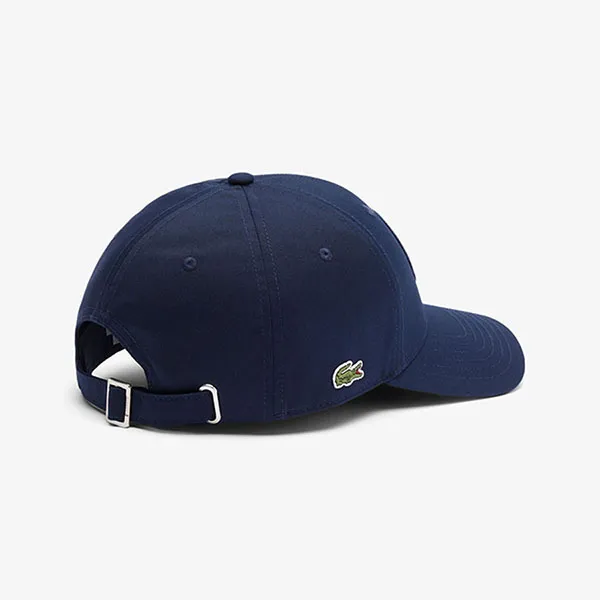 Mũ Lacoste Adjustable Twill Baseball Cap RK9454-166 Navy Blue Màu Xanh Đậm