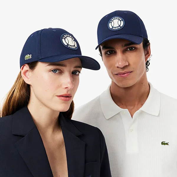 Mũ Lacoste Adjustable Twill Baseball Cap RK9454-166 Navy Blue Màu Xanh Đậm