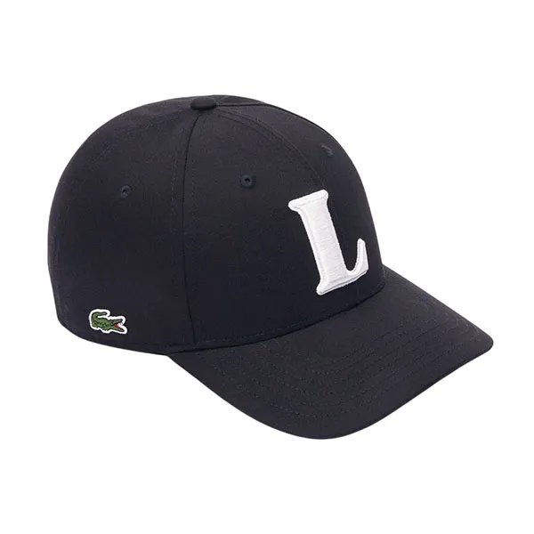 Mũ Lacoste Unisex 3D Embroidered Baseball Cap RK0342031 Màu Đen