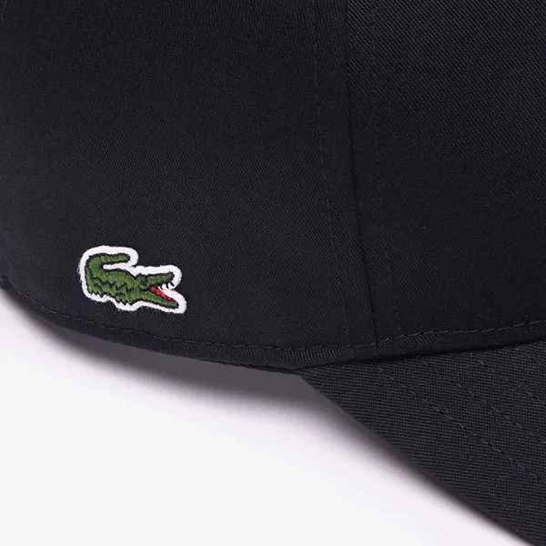 Mũ Lacoste Unisex 3D Embroidered Baseball Cap RK0342031 Màu Đen