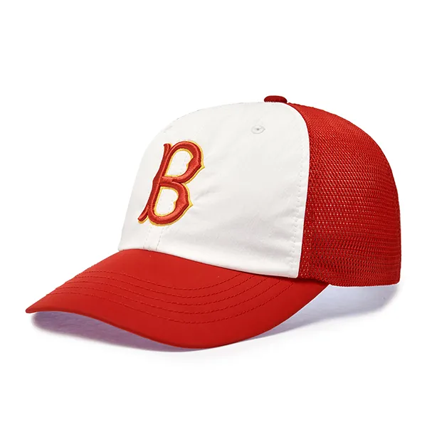 Mũ MLB Korea Sportive Color Block Mesh Cap Boston Red Sox 3AMCV0463-43RDN Màu Trắng Phối Đỏ