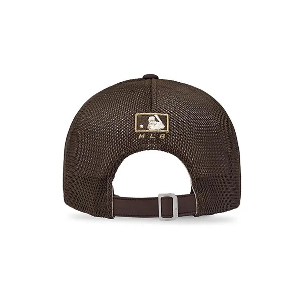 Mũ MLB Korea Sportive Color Block Mesh Cap New York Yankees 3AMCV0463-50BRS Màu Nâu Trắng