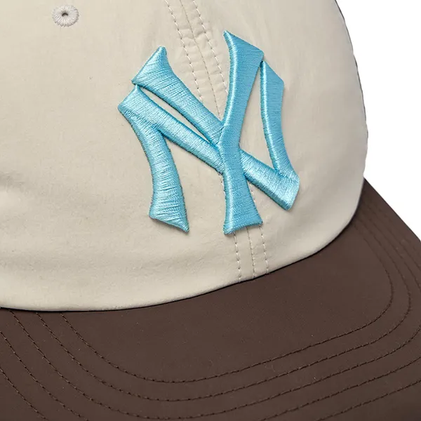 Mũ MLB Korea Sportive Color Block Mesh Cap New York Yankees 3AMCV0463-50BRS Màu Nâu Trắng