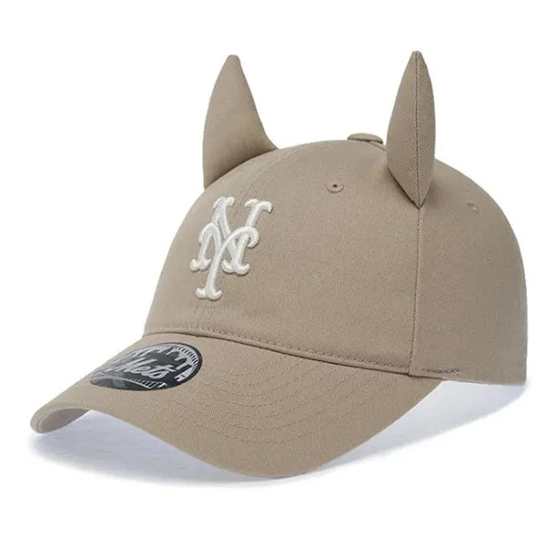 Mũ MLB Signature Devil Unstructured Ball Cap LA Dodgers 3ACPB206N-09SAS Màu Be Nhạt