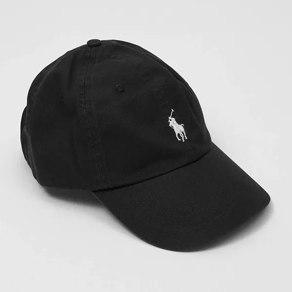 Mũ Nam Ralph Lauren Cotton Chino Baseball Cap Màu Đen