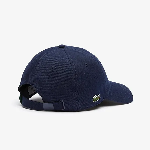Mũ Unisex Lacoste Organic Cotton Twill Cap RK0440 51 166 Màu Xanh Navy