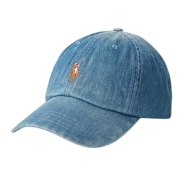 Mũ Polo Ralph Lauren Baseball Cap Màu Xanh Blue