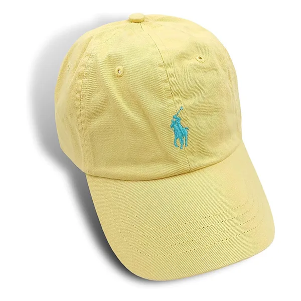 Mũ Polo Ralph Lauren Cotton Chino Baseball Cap Màu Vàng Chanh