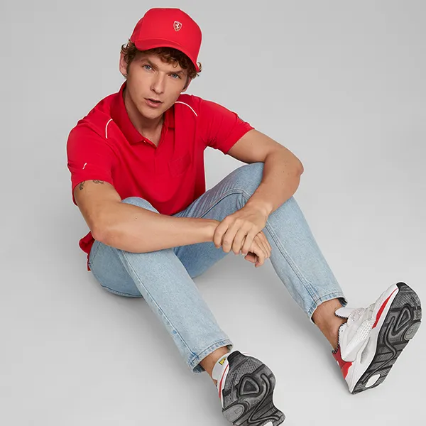 Mũ Puma Ferrari SPTWR Style Bb Cap Black 024006 02 Màu Đỏ