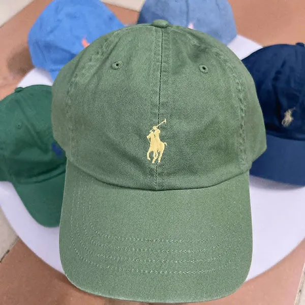 Mũ Ralph Lauren Cotton Chino Cap Màu Xanh Olive