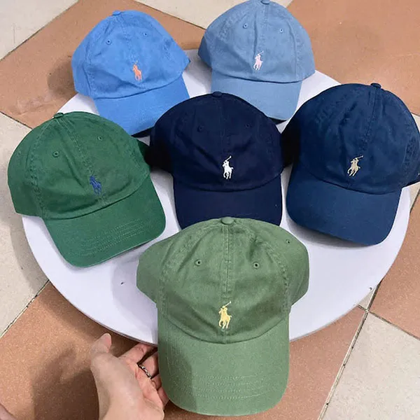 Mũ Ralph Lauren Cotton Chino Cap Màu Xanh Olive