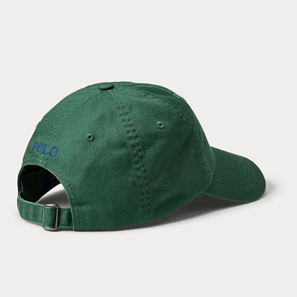Mũ Ralph Lauren Green Logo Embroidered Cap Màu Xanh Lá