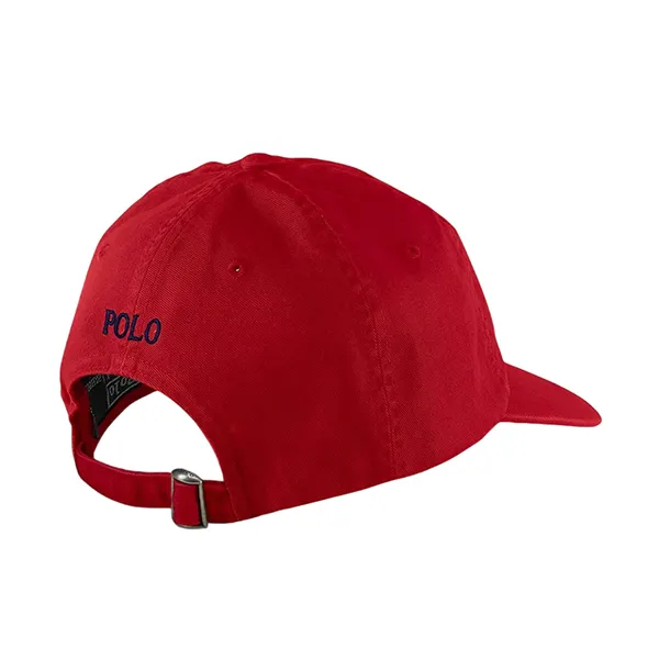 Mũ Ralph Lauren Kid Baseball Cap 710814207 004 Red/Nvy Màu Đỏ