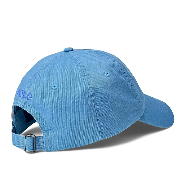 Mũ Ralph Lauren Logo Embroidered Chino Cap Màu Xanh Blue