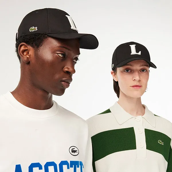 Mũ Unisex Lacoste 3D Embroidered Baseball Cap RK0342 031 Màu Đen