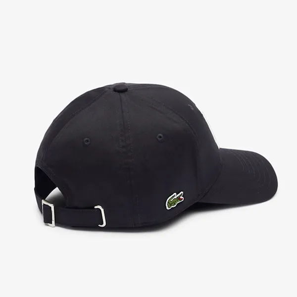 Mũ Unisex Lacoste 3D Embroidered Baseball Cap RK0342 031 Màu Đen