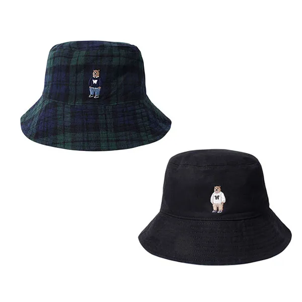 Mũ WHOAU Bucket WHACC4743A Hai Mặt Màu Xanh Đen