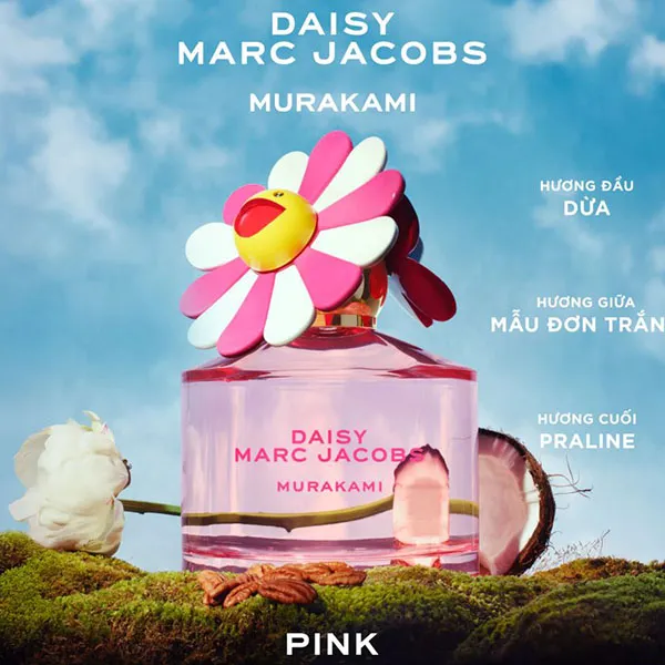 Nước Hoa Nữ Marc Jacobs Daisy Murakami Pink Limited Edition EDP 50ml